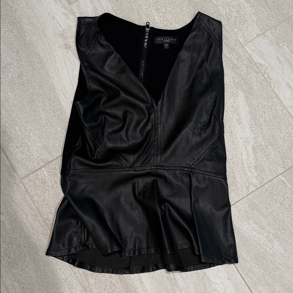 Sanctuary Black Sleeveless Top